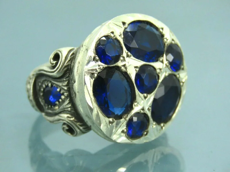Exclusive Jewelry Sale – Sparkle For Less Turkish Handmade Jewelry 925 Sterling Silver Sapphire Stone Mens Rings Exclusive Jewelry Sale – Sparkle For Less Turkish Handmade Jewelry 925 Sterling Silver Sapphire Stone Mens Rings