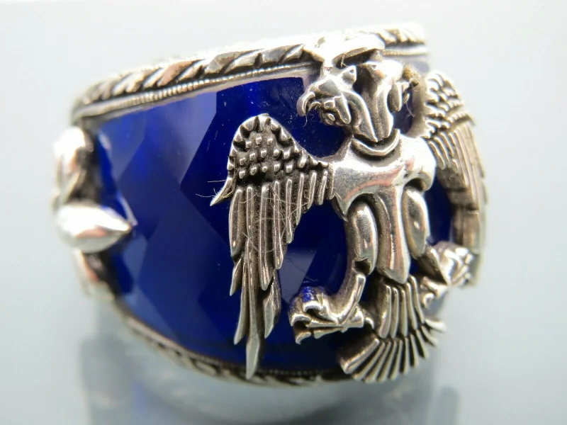Luxury Jewelry Sale – Sparkle For Less Turkish Handmade Jewelry 925 Sterling Silver Sapphire Stone Mens Rings Luxury Jewelry Sale – Sparkle For Less Turkish Handmade Jewelry 925 Sterling Silver Sapphire Stone Mens Rings