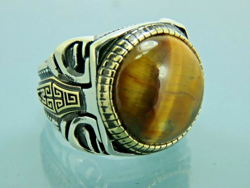Best-Selling Jewelry Styles Now At Exclusive Discounts Turkish Handmade Jewelry 925 Sterling Silver Tiger's Eye Stone Mens Rings Best-Selling Jewelry Styles Now At Exclusive Discounts Turkish Handmade Jewelry 925 Sterling Silver Tiger's Eye Stone Mens Rings