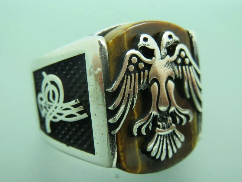 Seasonal Jewelry Deals – Elevate Your Style Turkish Handmade Jewelry 925 Sterling Silver Tiger's Eye Stone Mens Rings Seasonal Jewelry Deals – Elevate Your Style Turkish Handmade Jewelry 925 Sterling Silver Tiger's Eye Stone Mens Rings