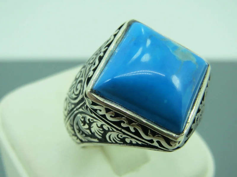 Don't Miss Out – Shop Elegant Jewelry For Less Turkish Handmade Jewelry 925 Sterling Silver Turquoise Stone Mens Rings Don't Miss Out – Shop Elegant Jewelry For Less Turkish Handmade Jewelry 925 Sterling Silver Turquoise Stone Mens Rings