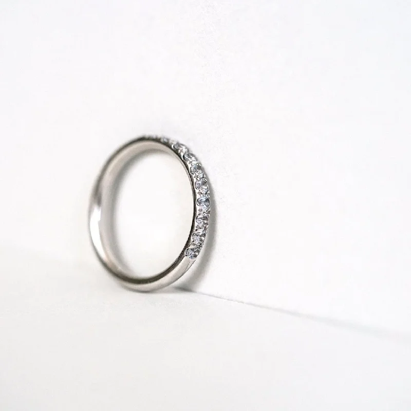 Stunning Jewelry Pieces At The Lowest Prices Ever Candy Eternity White 18K Whitegold Ring w. Sapphires Stunning Jewelry Pieces At The Lowest Prices Ever Candy Eternity White 18K Whitegold Ring w. Sapphires