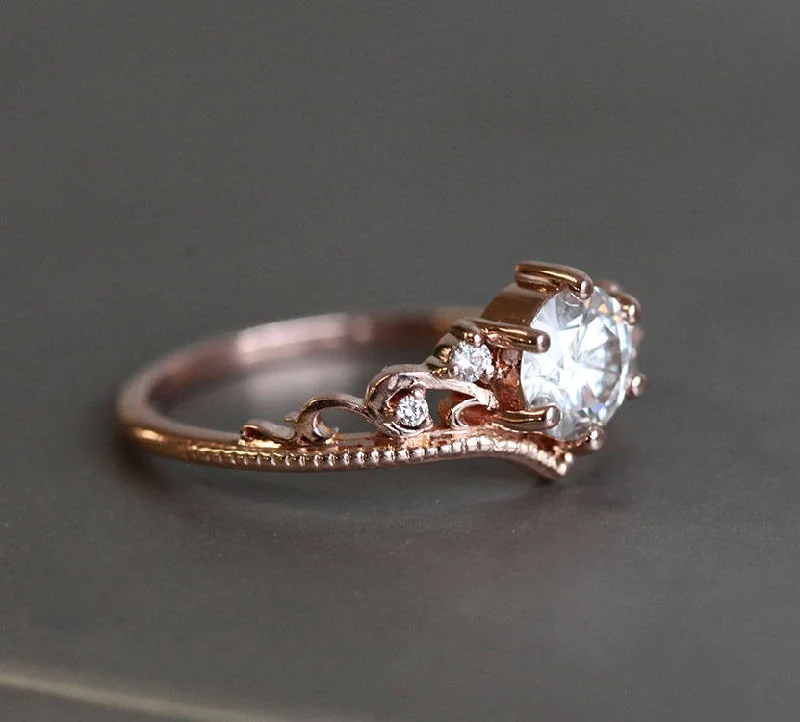 Exclusive Online Discounts On Stylish Jewelry Bella Vintage Moissanite And Diamond Ring Exclusive Online Discounts On Stylish Jewelry Bella Vintage Moissanite And Diamond Ring