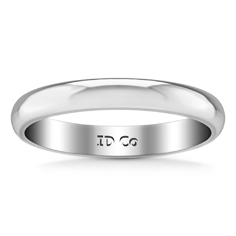 Glamorous Jewelry, Glamorous Deals – Shop Now Wedding Band Comfort Fit 3Mm 14K White Gold Glamorous Jewelry, Glamorous Deals – Shop Now Wedding Band Comfort Fit 3Mm 14K White Gold