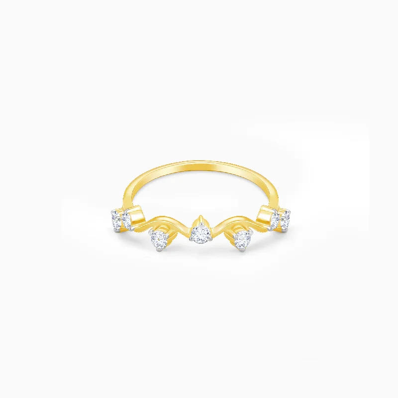 Timeless Jewelry At Special Discount Rates Gold Gentle Desire Diamond Ring