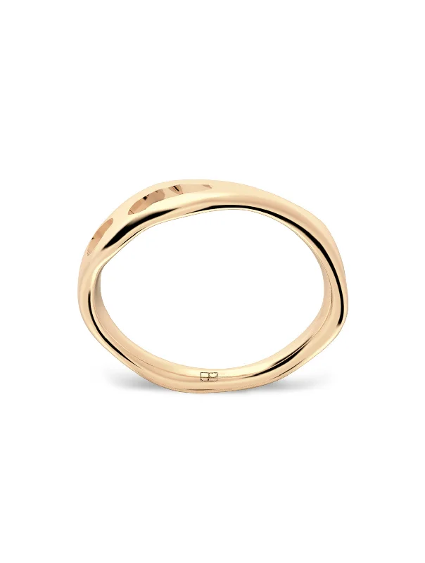Your Perfect Accessory Now At The Best Price Liquid N°4 18K Gold Ring