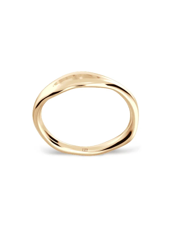 Limited-Stock Jewelry Sale – Shop Before It's Gone Liquid N°5 18K Gold Ring