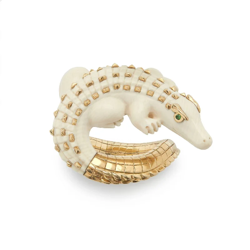 Buy More, Save More On Stunning Jewelry Pieces Mammoth Alligator Twist 18K Gold Ring w. Tsavorite Buy More, Save More On Stunning Jewelry Pieces Mammoth Alligator Twist 18K Gold Ring w. Tsavorite