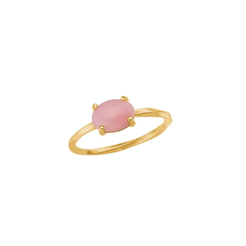 Limited-Stock Jewelry Sale – Once It's Gone, It's Gone 10K Gold Ring w. Opal