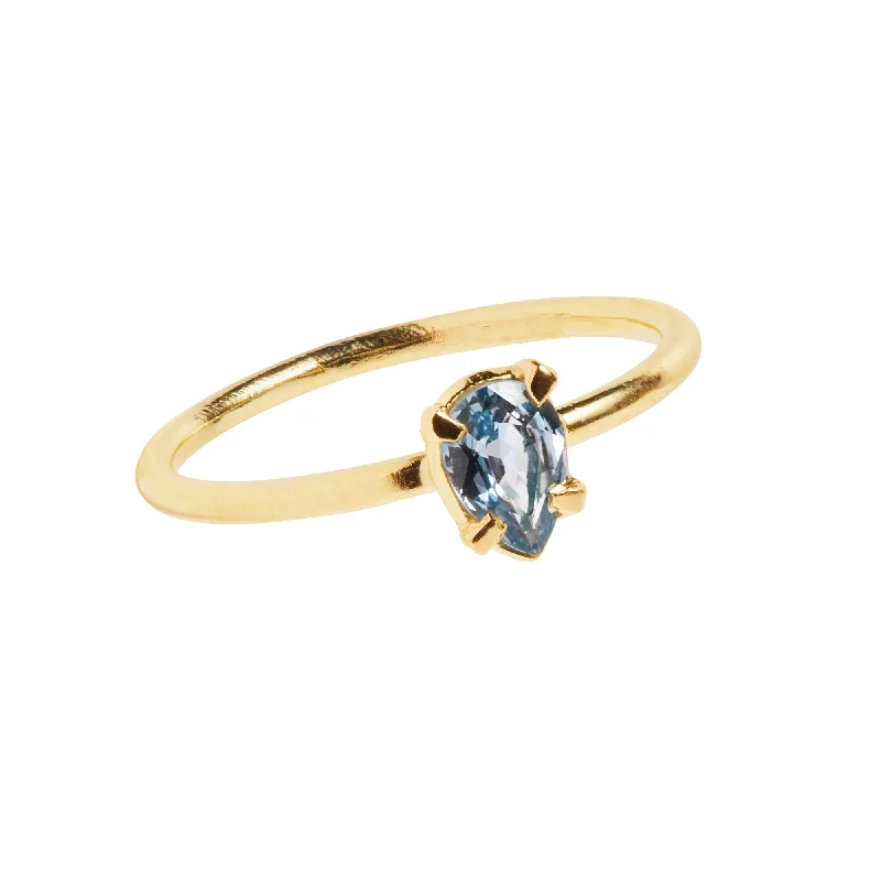 Affordable Elegance – Special Jewelry Sale Now Live Blue 18K Gold Ring w. Sapphire
