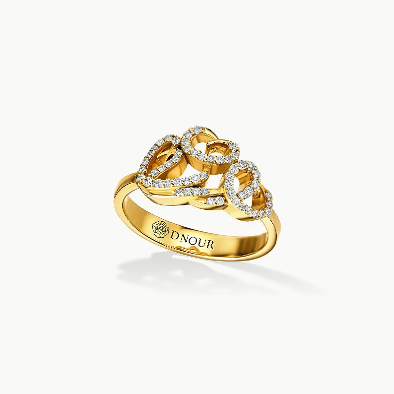 Timeless Jewelry, Timeless Savings – Don't Wait Allusia Love Detailed 18K Gold Ring w. Diamonds Timeless Jewelry, Timeless Savings – Don't Wait Allusia Love Detailed 18K Gold Ring w. Diamonds