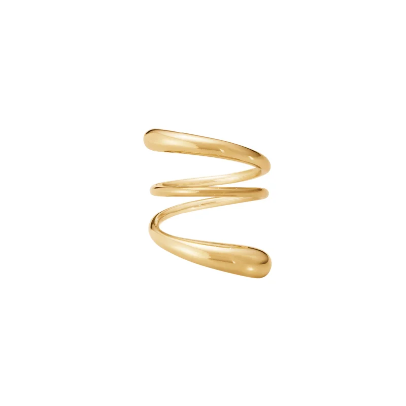 Jewelry Clearance Event – Stock Up Before It's Over Mercy Twist 18K Gold Ring