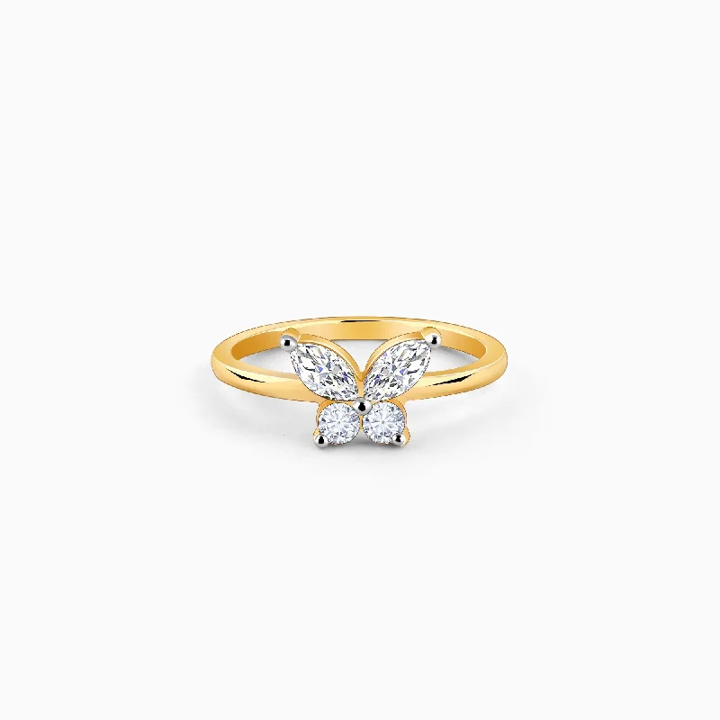 Huge Markdowns On Premium Jewelry Styles Gold Rebirth Diamond Ring