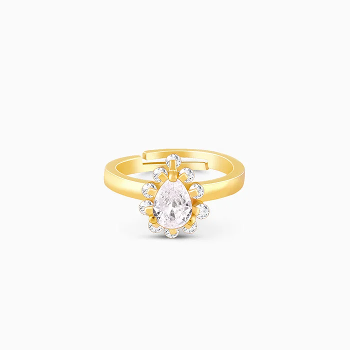 Luxury Jewelry At Unbeatable Discounts Golden Pear Crown Ring