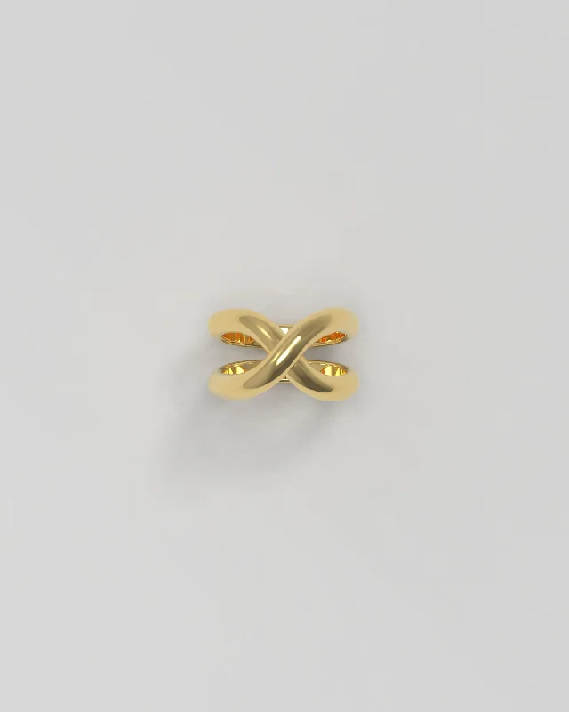 Adjustable Charm Bracelets For A Perfect Fit Thorn Double 18K Gold Ring