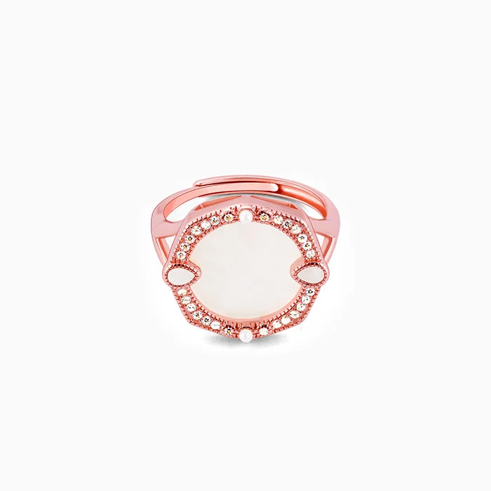 Shine Without Limits – Jewelry Sale Happening Now Rose Gold White Magic Ring