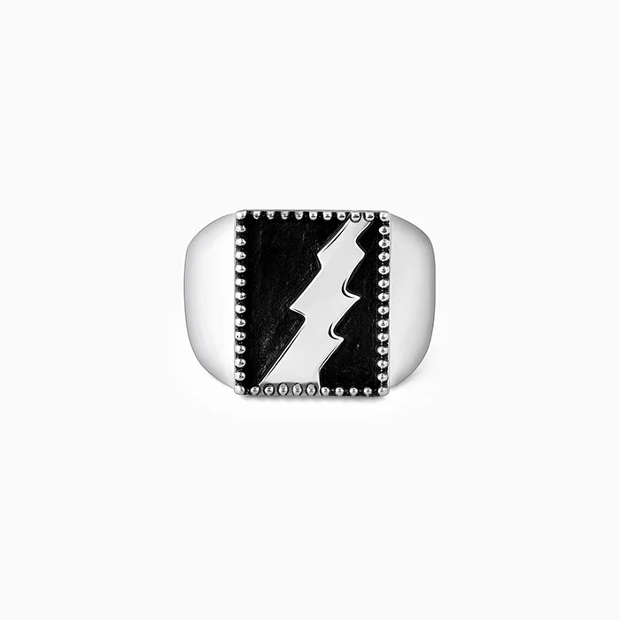 Premium Jewelry At Special Low Prices For A Limited Time Oxidised Silver Thunder Ring For Him Premium Jewelry At Special Low Prices For A Limited Time Oxidised Silver Thunder Ring For Him