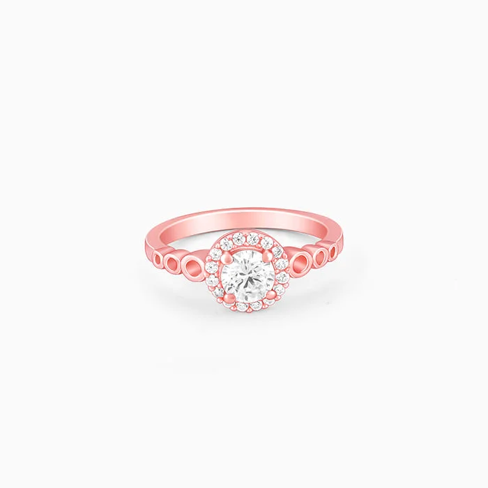 Exclusive Jewelry Sale – Shine For Less Rose Gold Encircled Ring