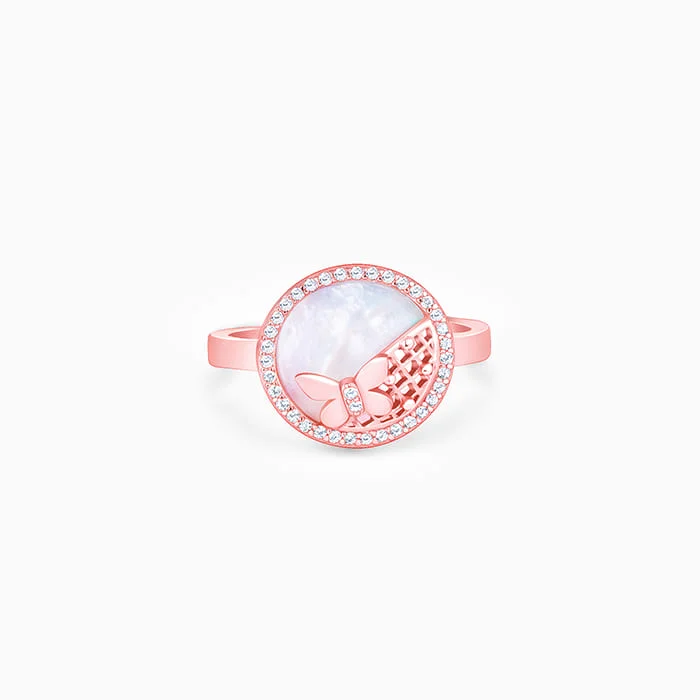 Fashion-Forward Jewelry At Incredible Prices Rose Gold Filigree Butterfly Ring