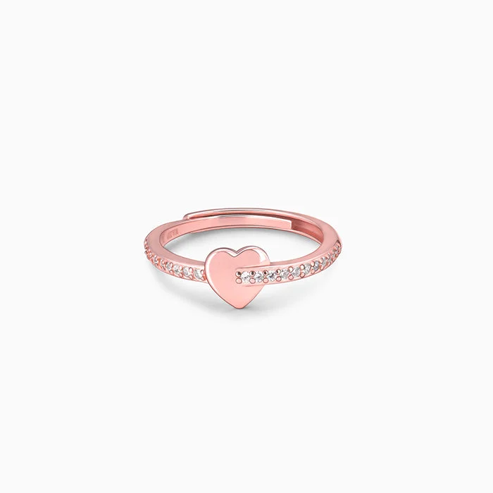 Jewelry Sale Alert – Shop Timeless Elegance Today Rose Gold Happy Heart Ring