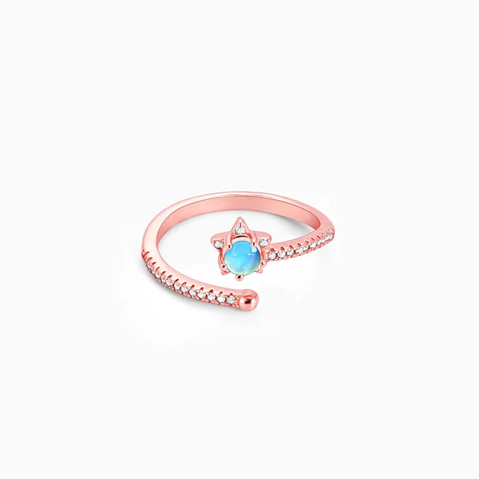 Last Chance To Shop High-End Jewelry At Markdown Prices Rose Gold Aquatic Ring