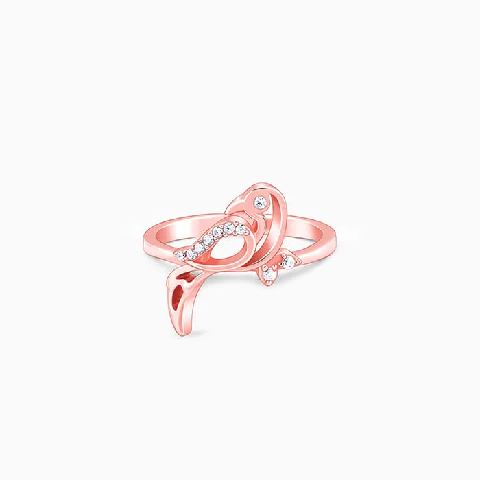 Huge Markdowns On Premium Jewelry Styles Rose Gold Tota Ring