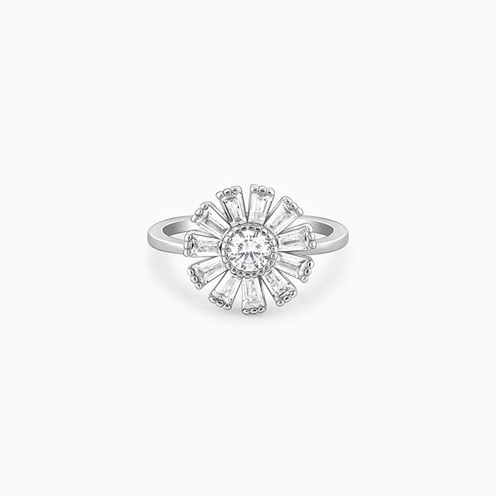 Classic And Modern Jewelry Styles On Sale Silver Anemone Ring