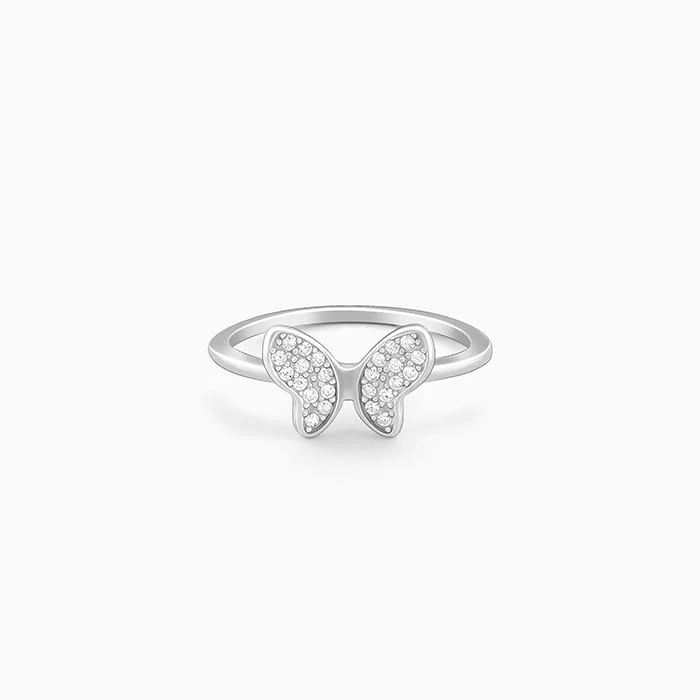 Chic And Stylish Jewelry At Exclusive Prices Silver Dione Butterfly Ring