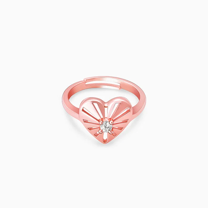 Breathtaking Jewelry, Breathtaking Prices Rose Gold Sunshine of My Life Ring