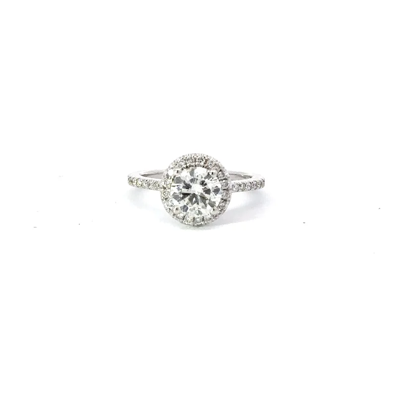 Sparkle For Less – Shop Our Limited-Time Jewelry Deals 1.00 Round Natural Diamond Engagement Ring with Halo | Engagement Ring Wednesday Sparkle For Less – Shop Our Limited-Time Jewelry Deals 1.00 Round Natural Diamond Engagement Ring with Halo | Engagement Ring Wednesday