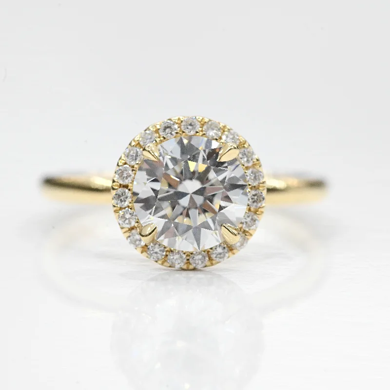 Elegant Jewelry, Affordable Luxury – Shop Now 1.70 Round Lab Diamond Solitaire Engagement Ring with Halo Elegant Jewelry, Affordable Luxury – Shop Now 1.70 Round Lab Diamond Solitaire Engagement Ring with Halo