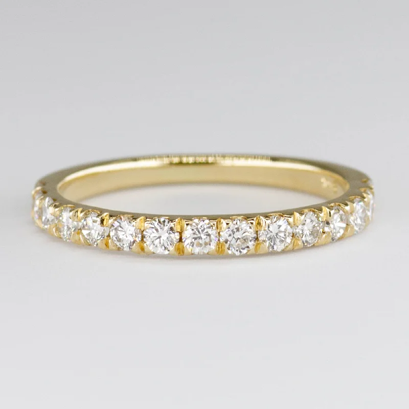 Grab Stylish Jewelry Before The Sale Ends '100 Ways' 14k Yellow Gold Semi Eternity Ring| 0.50 ctw | SZ 6 Grab Stylish Jewelry Before The Sale Ends '100 Ways' 14k Yellow Gold Semi Eternity Ring| 0.50 ctw | SZ 6
