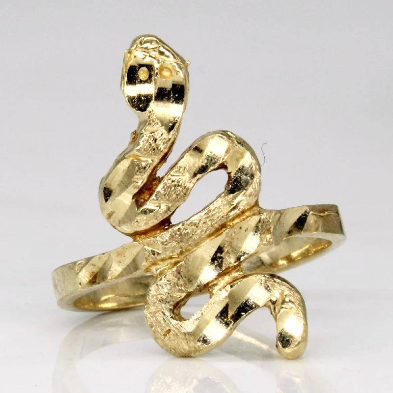 Last Chance To Grab Your Favorite Jewelry At A Discount 10k Yellow Gold Snake Ring | SZ 5.75 | Last Chance To Grab Your Favorite Jewelry At A Discount 10k Yellow Gold Snake Ring | SZ 5.75 |