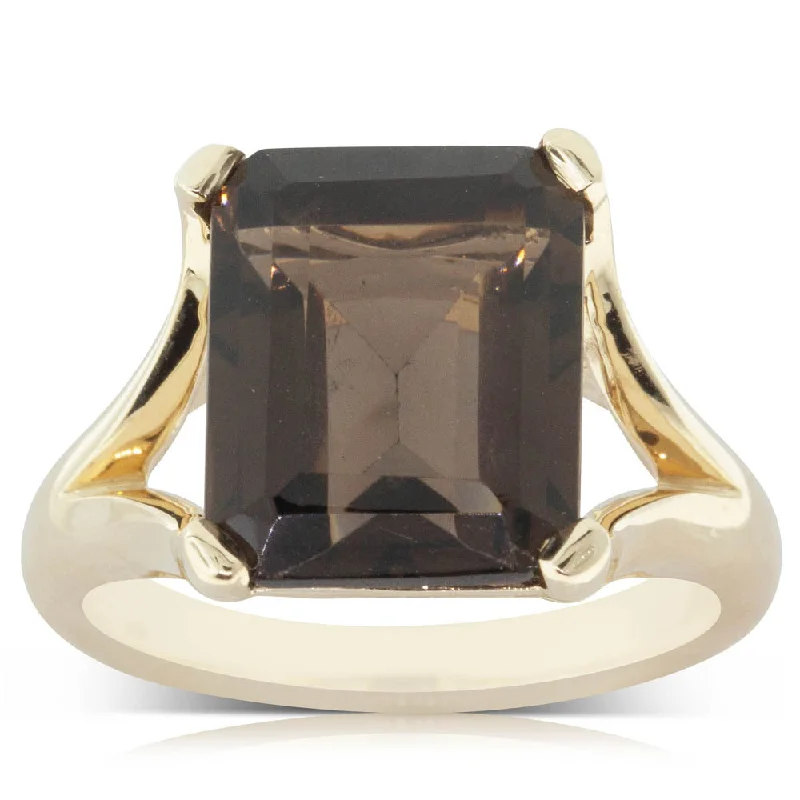 Personalized Jewelry Sale – Unique Gifts At Low Prices 14ct Yellow Gold Smokey Quartz Verona Ring Personalized Jewelry Sale – Unique Gifts At Low Prices 14ct Yellow Gold Smokey Quartz Verona Ring