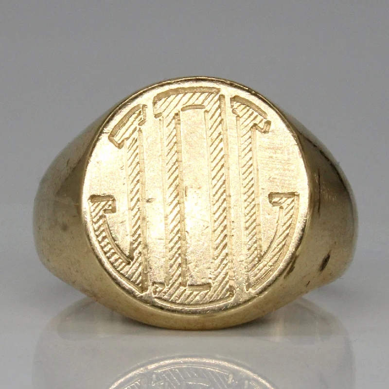Gorgeous Jewelry, Limited-Time Savings 14k Yellow Gold 'JOG' Initial Ring | SZ 8.25 | Gorgeous Jewelry, Limited-Time Savings 14k Yellow Gold 'JOG' Initial Ring | SZ 8.25 |