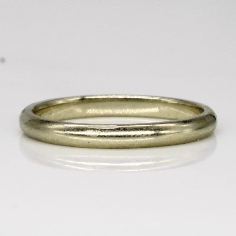 Exclusive Jewelry Discounts – Shop Now For Savings 18k White Gold Wedding Band | SZ 4.75 | Exclusive Jewelry Discounts – Shop Now For Savings 18k White Gold Wedding Band | SZ 4.75 |