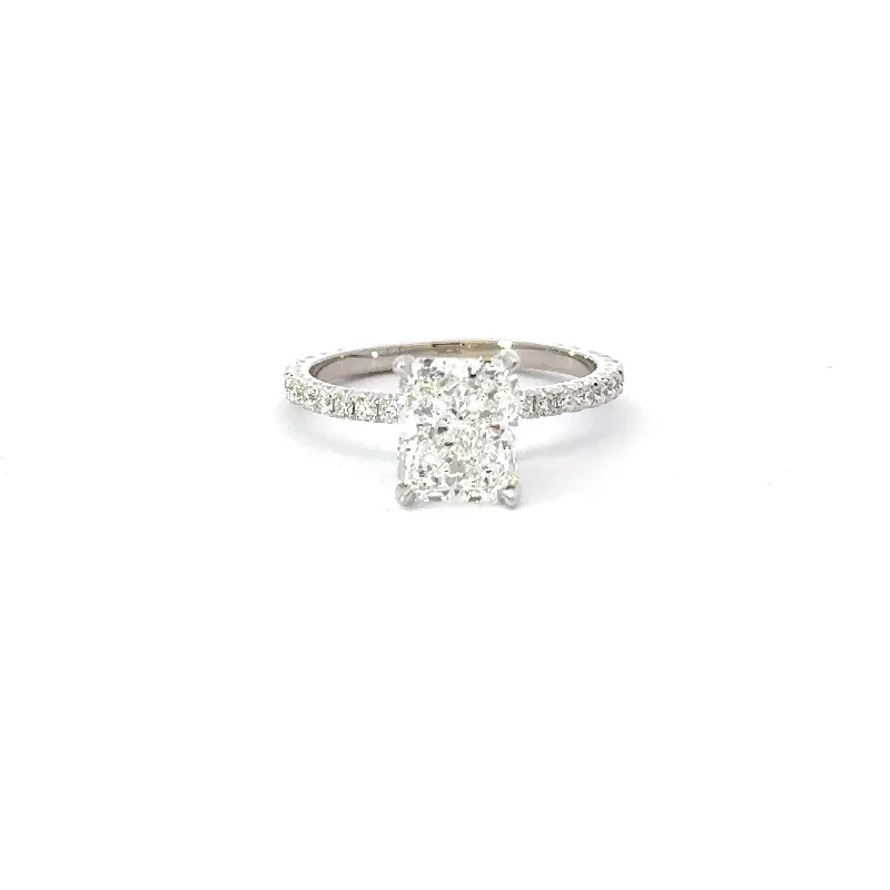 Sparkle More For Less – Jewelry Sale Happening Now 2.51 Radiant Natural Diamond Engagement Ring with Hidden Halo Sparkle More For Less – Jewelry Sale Happening Now 2.51 Radiant Natural Diamond Engagement Ring with Hidden Halo
