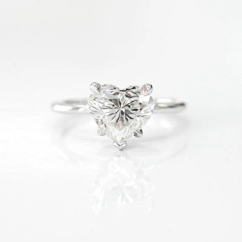 Flash Deals On Fine Jewelry – Shop Before It's Gone 2.57 Heart Lab Diamond Engagement Ring with Hidden Halo Flash Deals On Fine Jewelry – Shop Before It's Gone 2.57 Heart Lab Diamond Engagement Ring with Hidden Halo