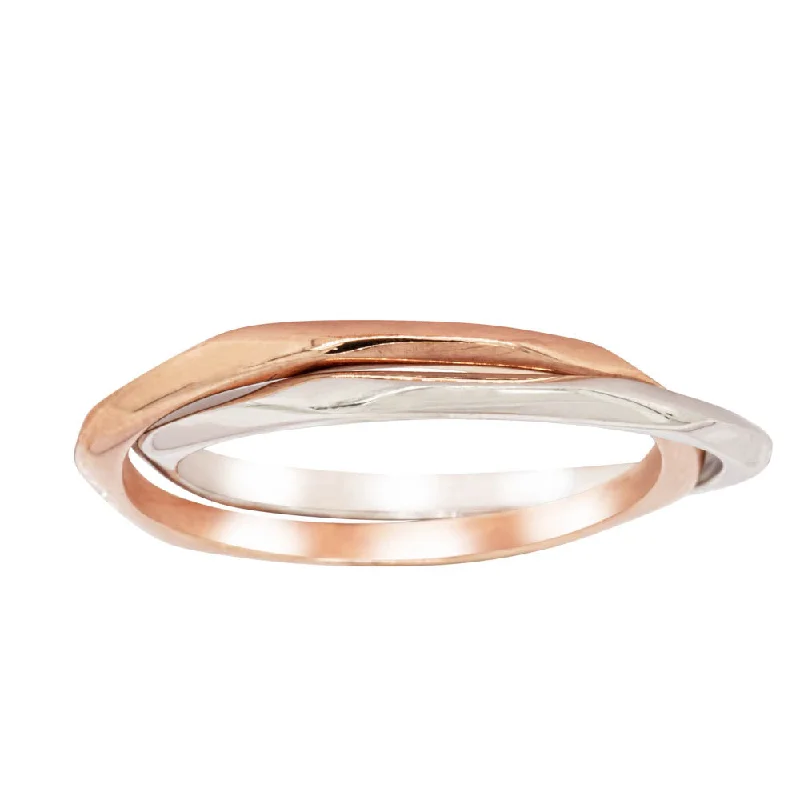 Trending Jewelry Styles Now At Limited-Time Discounts 9ct Rose Gold & Sterling Silver Entwined Ring Trending Jewelry Styles Now At Limited-Time Discounts 9ct Rose Gold & Sterling Silver Entwined Ring