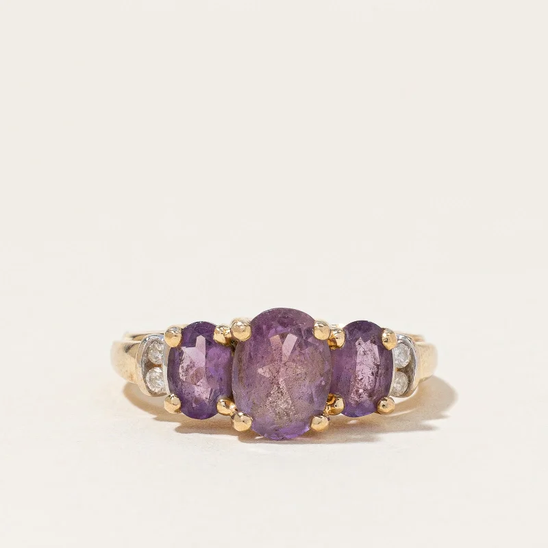 Exclusive Gemstone Jewelry Markdowns – Shop Now Amethyst & Diamond Ring | 1.70ctw, 0.06ctw | SZ 7 | Exclusive Gemstone Jewelry Markdowns – Shop Now Amethyst & Diamond Ring | 1.70ctw, 0.06ctw | SZ 7 |