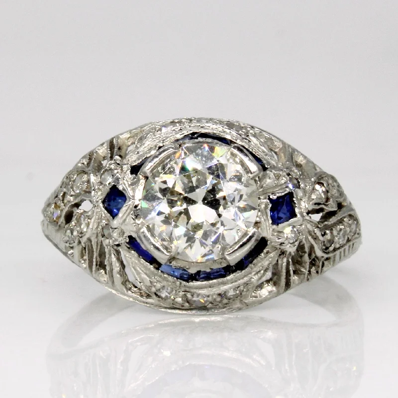 Best Jewelry Sale Prices – Limited-Time Offer Art Deco Diamond & Sapphire Ring | 1.33ctw, 0.20ctw | SZ 6.25 | Best Jewelry Sale Prices – Limited-Time Offer Art Deco Diamond & Sapphire Ring | 1.33ctw, 0.20ctw | SZ 6.25 |