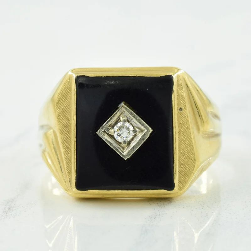 Luxury Meets Affordability – Jewelry Sale Live Now Black Onyx & Diamond Ring | 3.50ct, 0.05ct | SZ 12 | Luxury Meets Affordability – Jewelry Sale Live Now Black Onyx & Diamond Ring | 3.50ct, 0.05ct | SZ 12 |