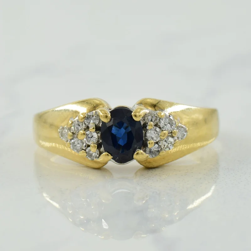Trending Jewelry Now At Unbeatable Prices Blue Sapphire & Diamond Ring | 0.40ct, 0.10ctw | SZ 6.25 | Trending Jewelry Now At Unbeatable Prices Blue Sapphire & Diamond Ring | 0.40ct, 0.10ctw | SZ 6.25 |