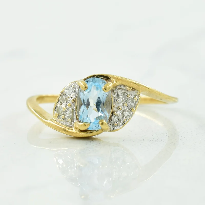 Exclusive Jewelry Sale – Grab Timeless Pieces Now Blue Topaz & Diamond Bypass Ring | 0.50ct, 0.04ctw | SZ 4.75 | Exclusive Jewelry Sale – Grab Timeless Pieces Now Blue Topaz & Diamond Bypass Ring | 0.50ct, 0.04ctw | SZ 4.75 |