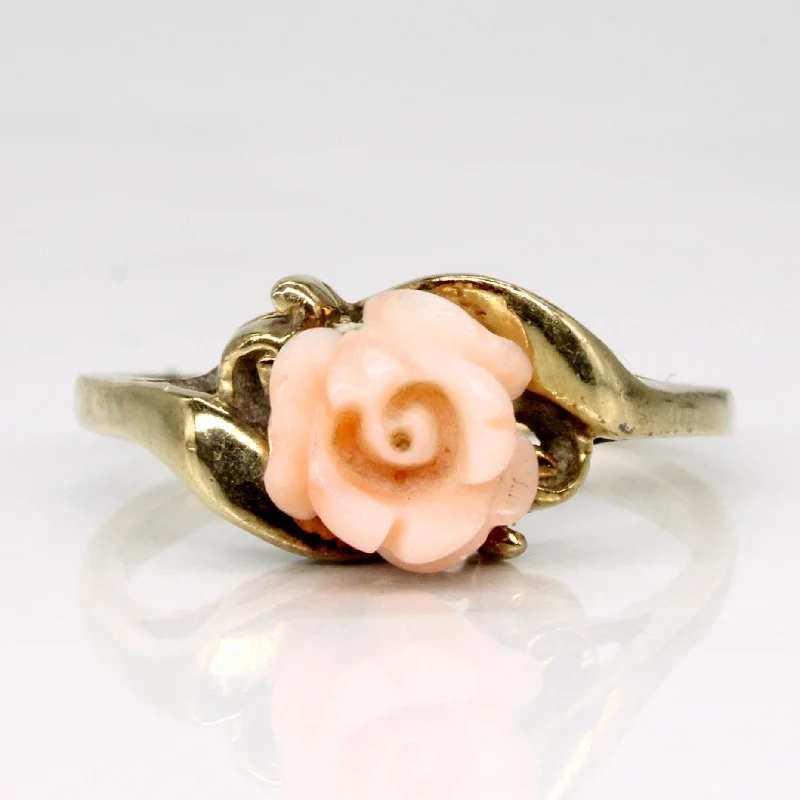 Timeless Elegance, Temporary Discounts – Act Fast Carved Coral Rose Ring | 1.50ct | SZ 6 | Timeless Elegance, Temporary Discounts – Act Fast Carved Coral Rose Ring | 1.50ct | SZ 6 |
