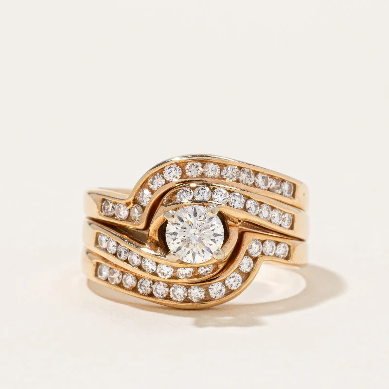 Exclusive Jewelry Sale – Shine For Less Channel Set Diamond Bypass Soldered |1.29ctw | SZ 8 | Exclusive Jewelry Sale – Shine For Less Channel Set Diamond Bypass Soldered |1.29ctw | SZ 8 |