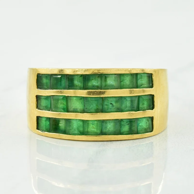 Unmissable Deals On Handmade Jewelry Collections Channel Set Emerald Ring | 1.90ctw | SZ 8.25 | Unmissable Deals On Handmade Jewelry Collections Channel Set Emerald Ring | 1.90ctw | SZ 8.25 |