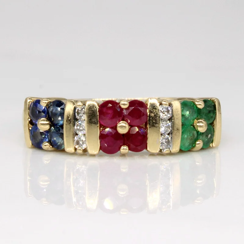 Buy More, Save More On Stunning Jewelry Designs Channel Set Multi Gem Ring | 1.09ctw | SZ 7 | Buy More, Save More On Stunning Jewelry Designs Channel Set Multi Gem Ring | 1.09ctw | SZ 7 |
