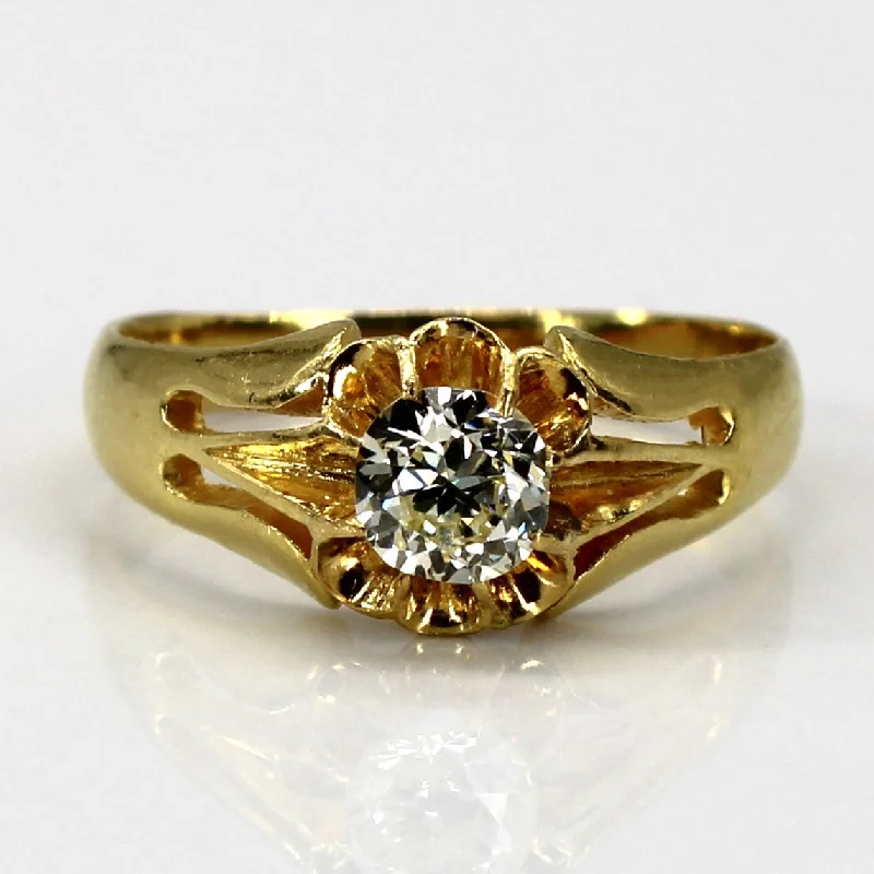 Elegant Jewelry, Exclusive Prices – Shop Now Claw Set Solitaire Diamond Vintage Ring | 0.37ct | SZ 5.5 | Elegant Jewelry, Exclusive Prices – Shop Now Claw Set Solitaire Diamond Vintage Ring | 0.37ct | SZ 5.5 |