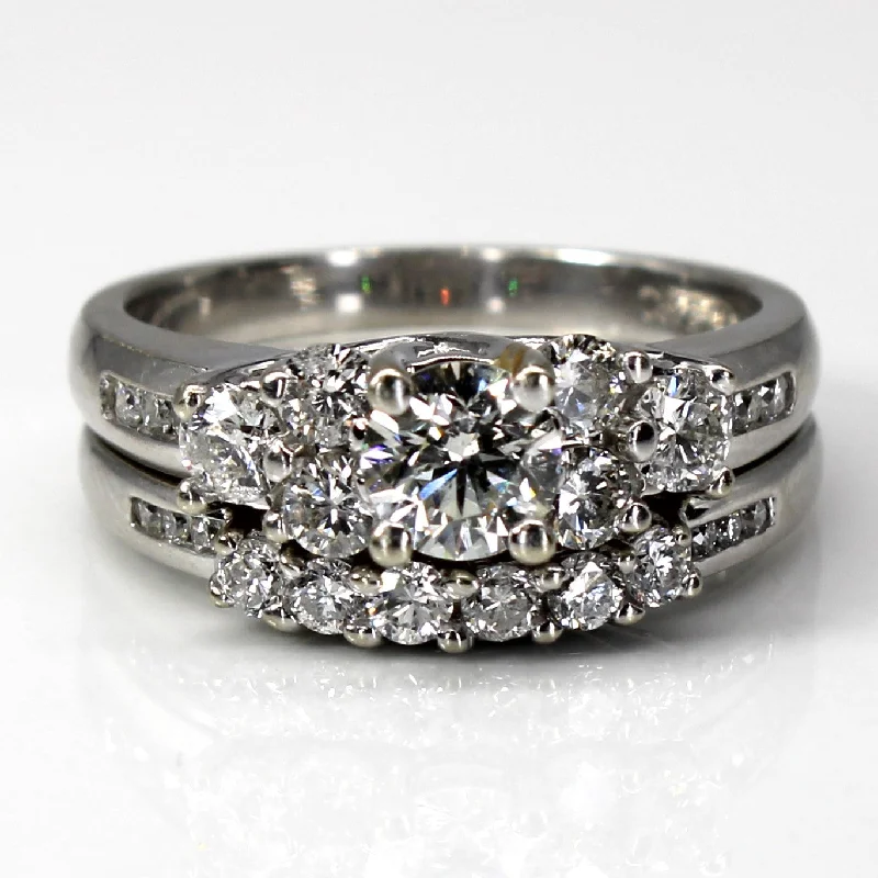 Premium Jewelry At Special Low Prices For A Limited Time Cluster Diamond Engagement Ring Set | 1.35ctw I1 G/H | SZ 7.5 | Premium Jewelry At Special Low Prices For A Limited Time Cluster Diamond Engagement Ring Set | 1.35ctw I1 G/H | SZ 7.5 |